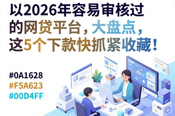 2026年容易审核过的网贷平台大盘点，这5个下款快抓紧收藏！