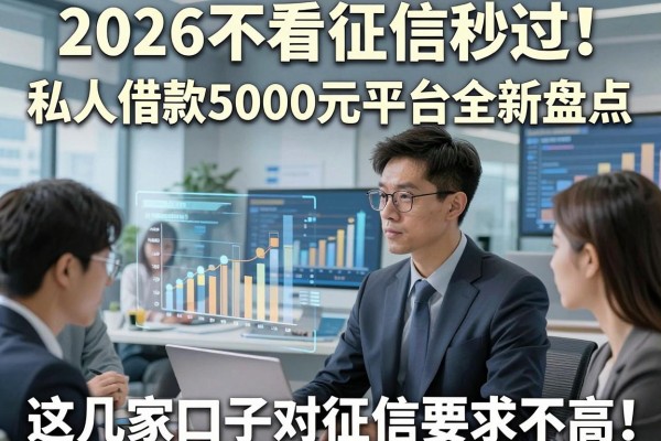 2026不看征信秒过!私人借款5000元平台全新盘点,这几家口子对征信要求不高