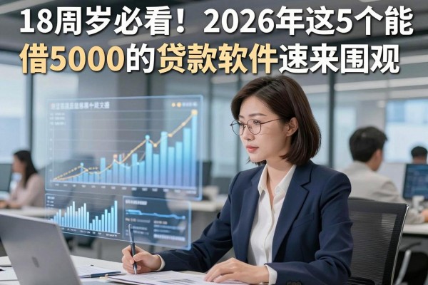 18周岁必看！2026年这5个能借5000的贷款软件速来围观
