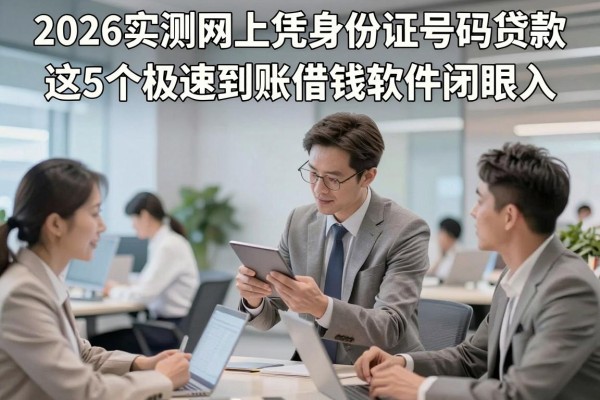 2026实测网上凭身份证号码贷款，这5个极速到账借钱软件闭眼入