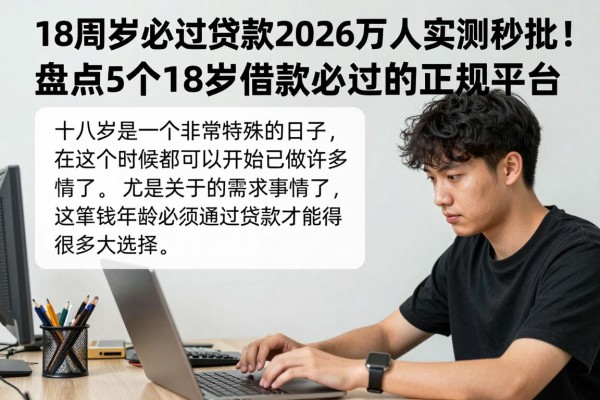 18周岁必过贷款2026万人实测秒批!盘点5个18岁借款必过的正规平台