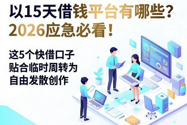 15天借钱平台有哪些?2026应急必看!这5个快借口子贴合临时周转