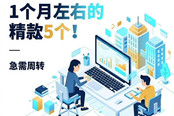 1个月左右的贷款口子精选5个!急需周转必看