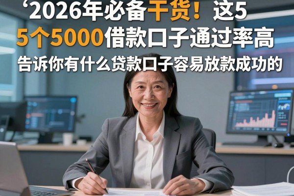 2026年必备干货！这5个5000借款口子通过率高，告诉你有什么贷款口子容易放款成功的