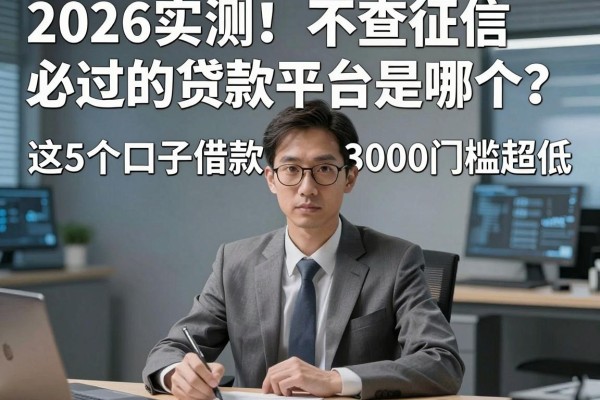 2026实测!不查征信必过的贷款平台是哪个?这5个口子借款3000门槛超低