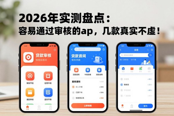 2026年实测盘点:容易通过审核的贷款app,这几款真实不虚!