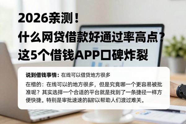 2026亲测!什么网贷借款好通过率高点?这5个借钱APP口碑炸裂