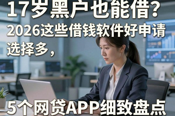 17岁黑户也能借?2026这些借钱软件好申请、选择多,5个网贷APP细致盘点!