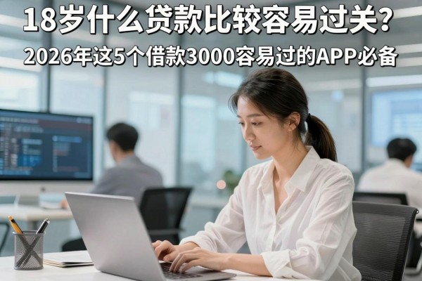 18岁什么贷款比较容易过关？2026年这5个借款3000容易过的APP必备