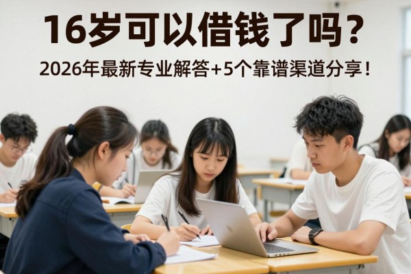 16岁可以借钱了吗?2026年最新专业解答+5个靠谱渠道分享!
