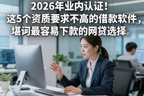 2026年业内认证!这5个资质要求不高的借款软件,堪称最容易下款的网贷选择