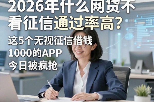 2026年什么网贷不看征信通过率高？这5个无视征信借钱1000的APP今日被疯抢！