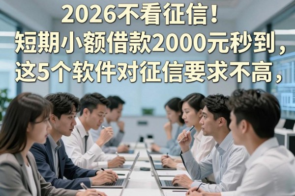 2026不看征信！短期小额借款2000元秒到，这5个软件对征信要求不高