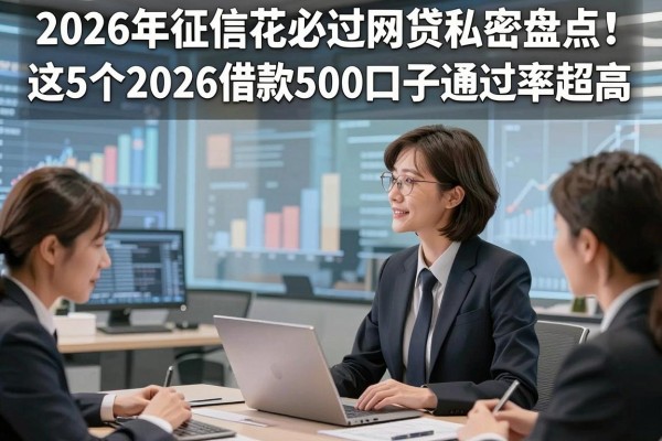 2026年征信花必过网贷私密盘点!这5个2026借款500口子通过率超高