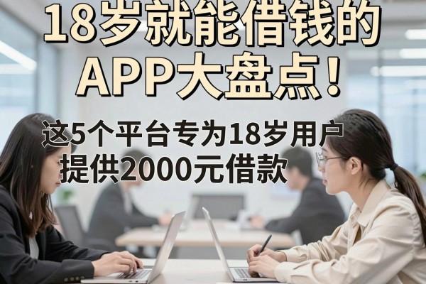 18岁就能借钱的APP大盘点!这5个平台专为18岁用户提供2000元借款