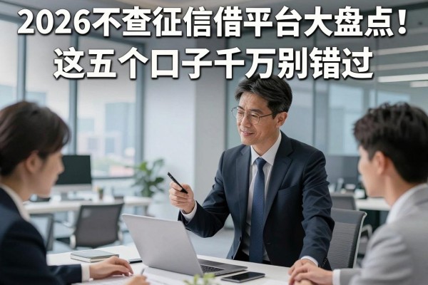 2026不查征信借平台大盘点!这五个口子千万别错过