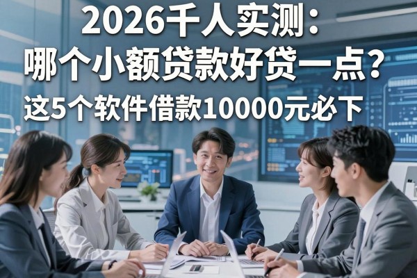 2026千人实测:哪个小额贷款好贷一点?这5个软件借款10000元必下!