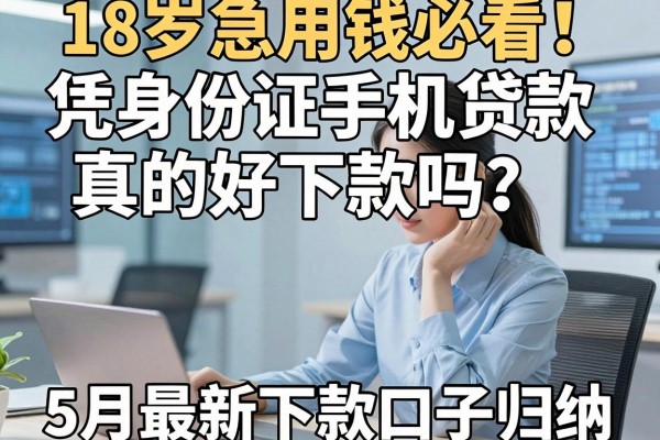 18岁急用钱必看!凭身份证手机贷款真的好下款吗?5月最新下款口子归纳