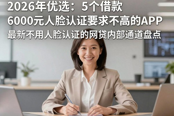 2026年优选:5个借款6000元人脸认证要求不高的APP,最新不用人脸认证的网贷内部通道盘点