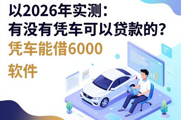 2026年实测:有没有凭车可以贷款的?这5款凭车能借6000的软件真实不踩坑