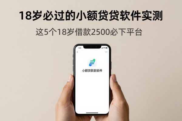 18岁必过的小额贷款软件实测：这5个18岁借款2500必下平台，用起来真心顺畅