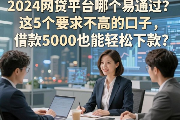 2024网贷平台哪个易通过？这5个要求不高的口子，借款5000也能轻松下款