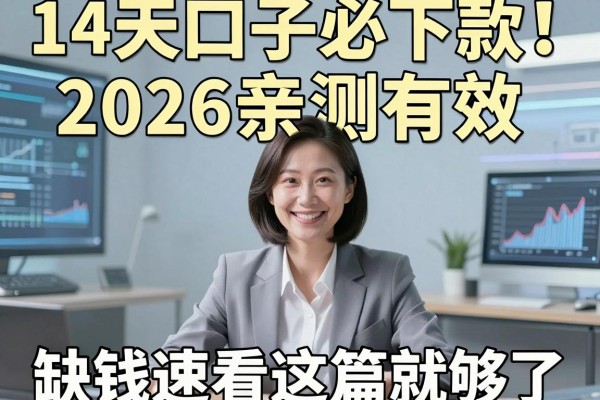 14天口子必下款!2026亲测有效,缺钱速看这篇就够了