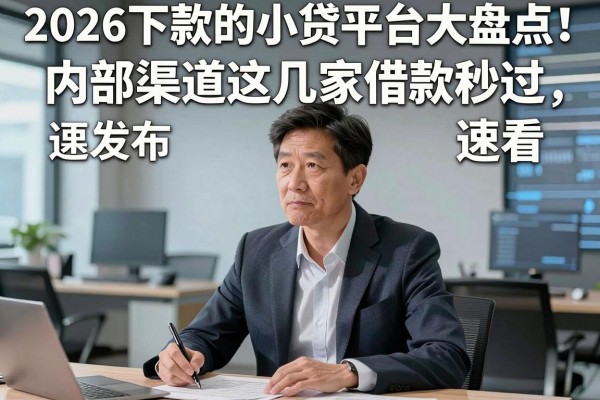 2026下款的小贷平台大盘点！内部渠道这几家借款秒过，速看