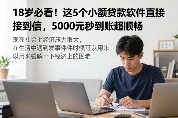 18岁必看!这5个小额贷款软件直接到微信,5000元秒到账超顺畅