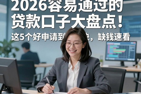 2026容易通过的贷款口子大盘点!这5个好申请到账快,缺钱速看