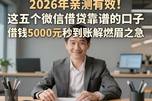 2026年亲测有效！这五个微信借贷靠谱的口子，借钱5000元秒到账解燃眉之急