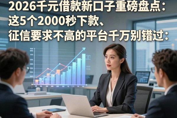 2026千元借款新口子重磅盘点:这5个2000秒下款、征信要求不高的平台千万别错过