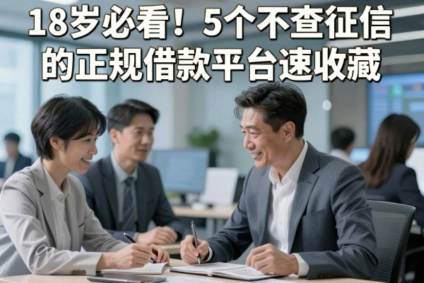 18岁必看!5个不查征信的正规借款平台速收藏