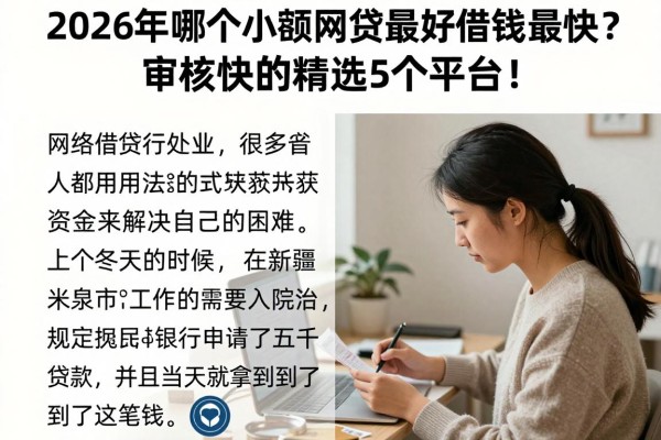 2026年哪个小额网贷最好借钱最快?审核快的精选5个平台!