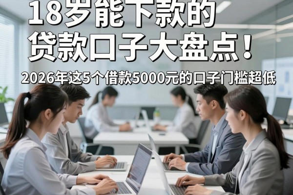 18岁能下款的贷款口子大盘点!2026年这5个借款5000元的口子门槛超低