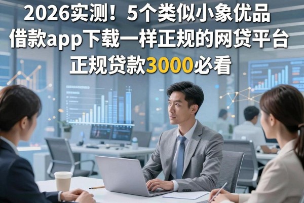 2026实测！5个类似小象优品借款app下载一样正规的网贷平台，正规贷款3000必看