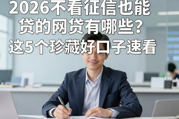 2026不看征信也能贷的网贷有哪些？这5个珍藏好口子速看！