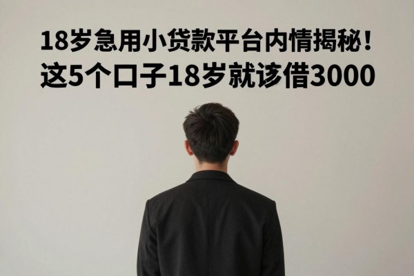18岁急用小额贷款平台内情揭秘!这5个口子18岁就能借3000