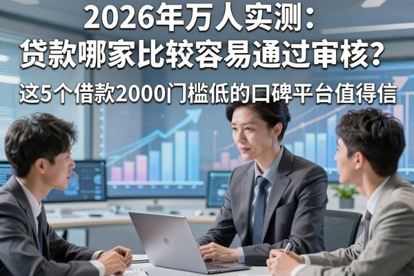 2026年万人实测：贷款哪家比较容易通过审核？这5个借款2000门槛低的口碑平台值得信