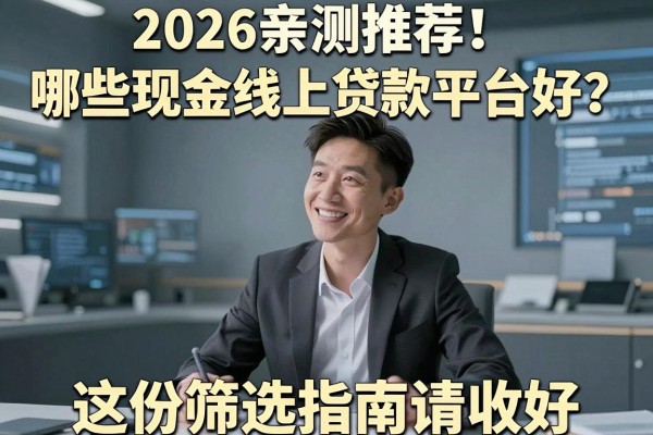 2026亲测推荐！哪些现金线上贷款平台好？这份筛选指南请收好