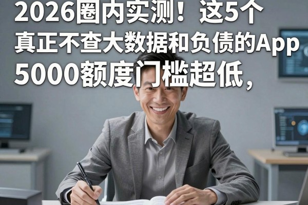2026圈内实测!这5个真正不查大数据和负债的App,5000额度门槛超低