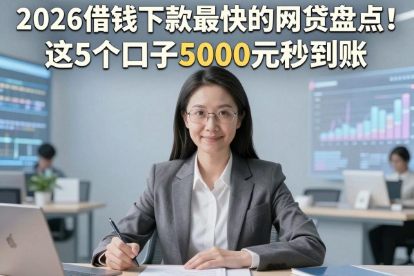 2026借钱下款最快的网贷盘点！这5个口子5000元秒到账，急用钱必看