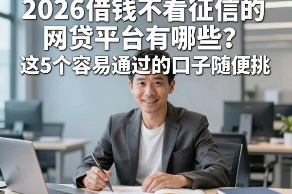 2026借钱不看征信的网贷平台有哪些？这5个容易通过的口子随便挑！