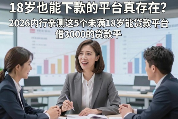 18岁也能下款的平台真存在？2026内行亲测这5个未满18岁能借3000的贷款平台