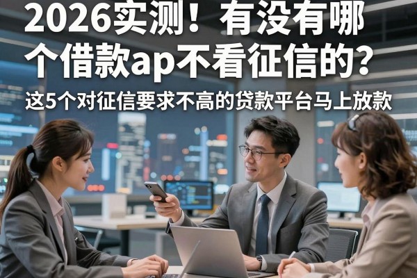 2026实测!有没有哪个借款app不看征信的?这5个对征信要求不高的贷款平台马上放款