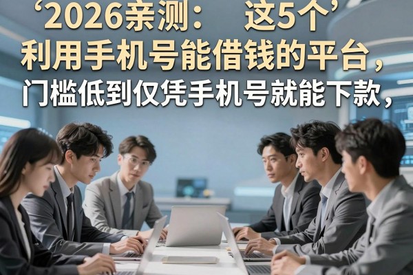 2026亲测:这5个利用手机号能借钱的平台,门槛低到仅凭手机号就能下款!