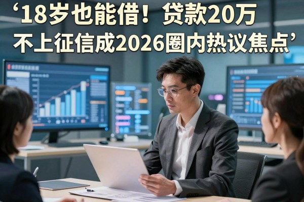 18岁也能借!贷款20万不上征信成2026圈内热议焦点