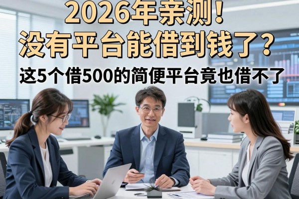 2026年亲测!没有平台能借到钱了?这5个借500的简便平台竟也借不了