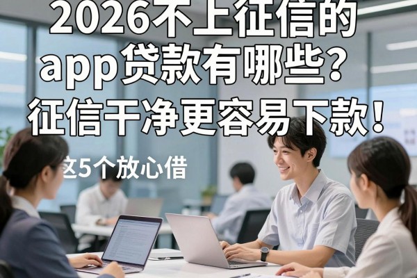 2026不上征信的app贷款有哪些?这5个放心借,征信干净更容易下款