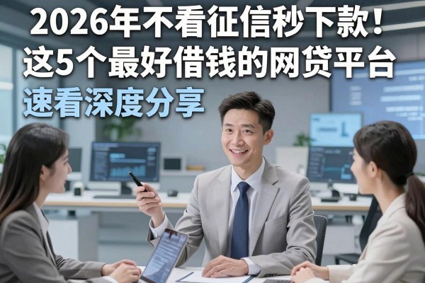 2026年不看征信秒下款!这5个最好借钱的网贷平台速看深度分享